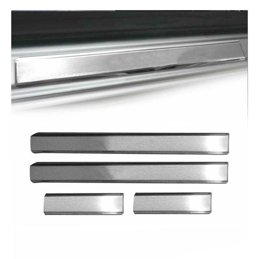 Ornamente prag uși pentru VW Tiguan 2007-2016, oțel inoxidabil, argintiu, 4x