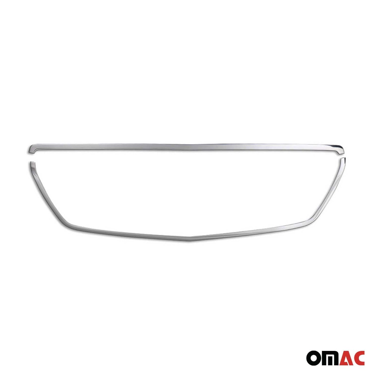 Kühlergrill Leisten Grillleisten für Mercedes Sprinter 2013-2018 Chrom Silber 2x