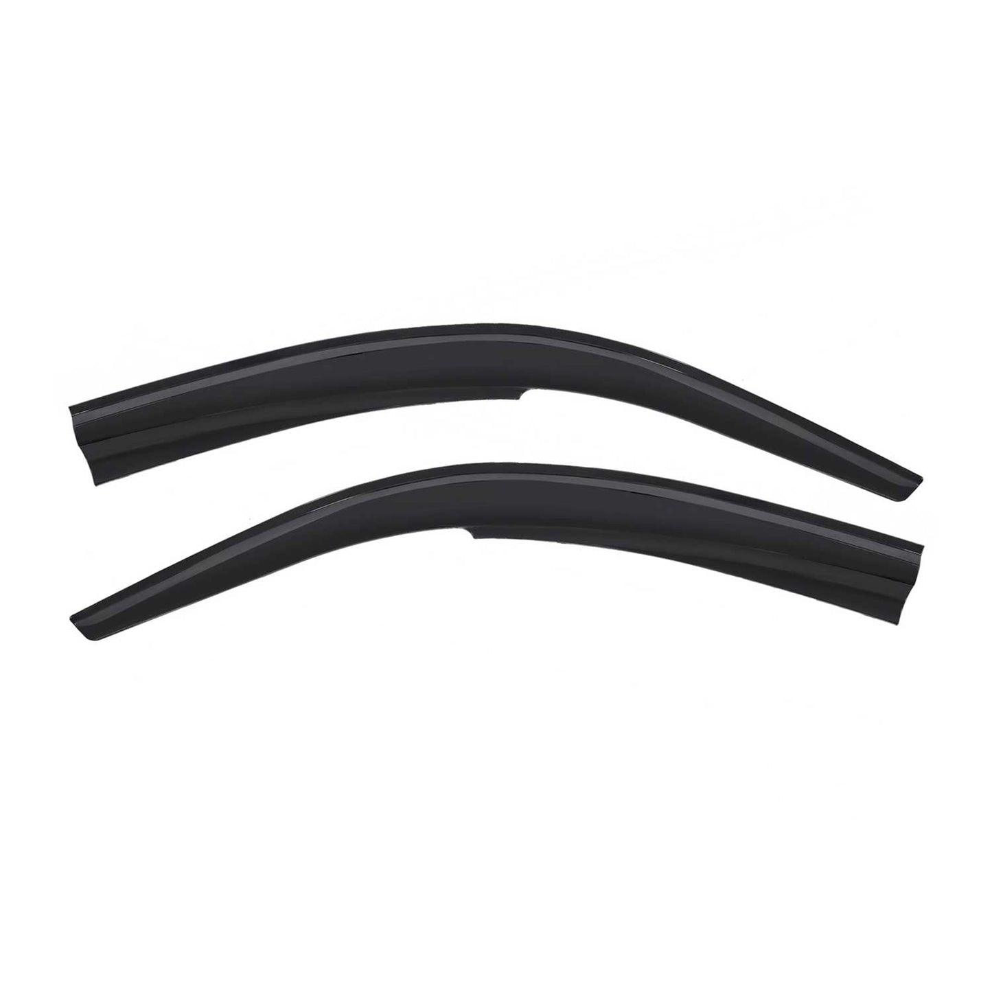 2x Windabweiser Regenabweiser für Renault Kangoo 1998-2007 Acryl Dunkel