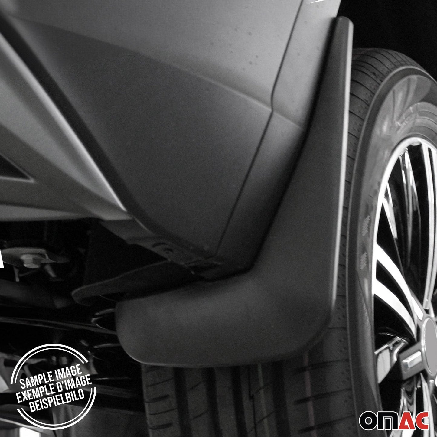 Chlapacze/nakładki na błotniki Peugeot 2008 2013-2019 tylne plastikowe czarne 2x