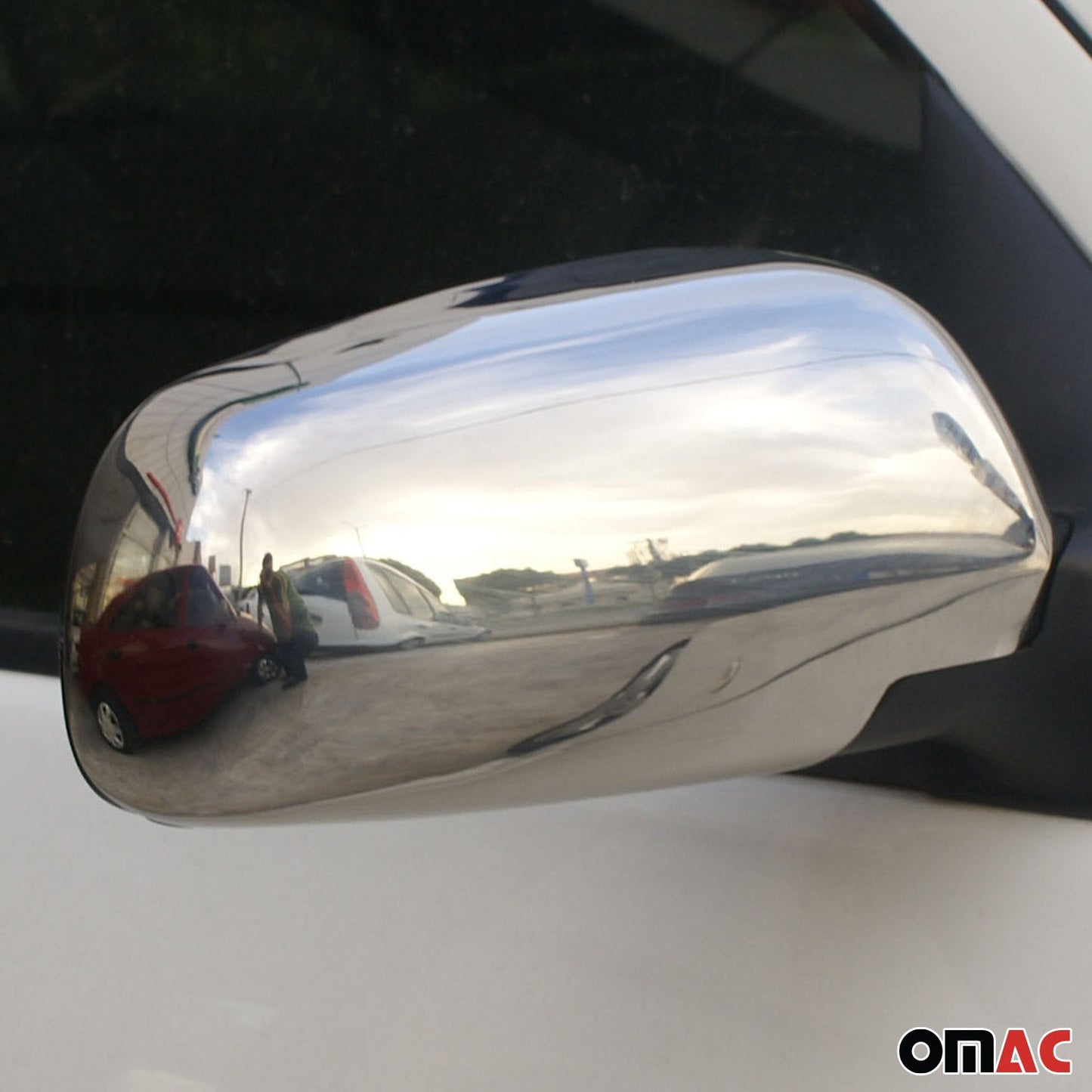 Spiegelkappen Spiegelabdeckung für Skoda Superb 2001-2008 Edelstahl Silber 2tlg