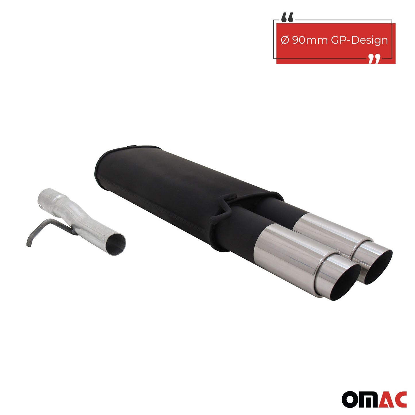 Novus Sportauspuff für VW Passat 3B / 3BG 2x90 GP-Design Endschalldämpfer  ABE