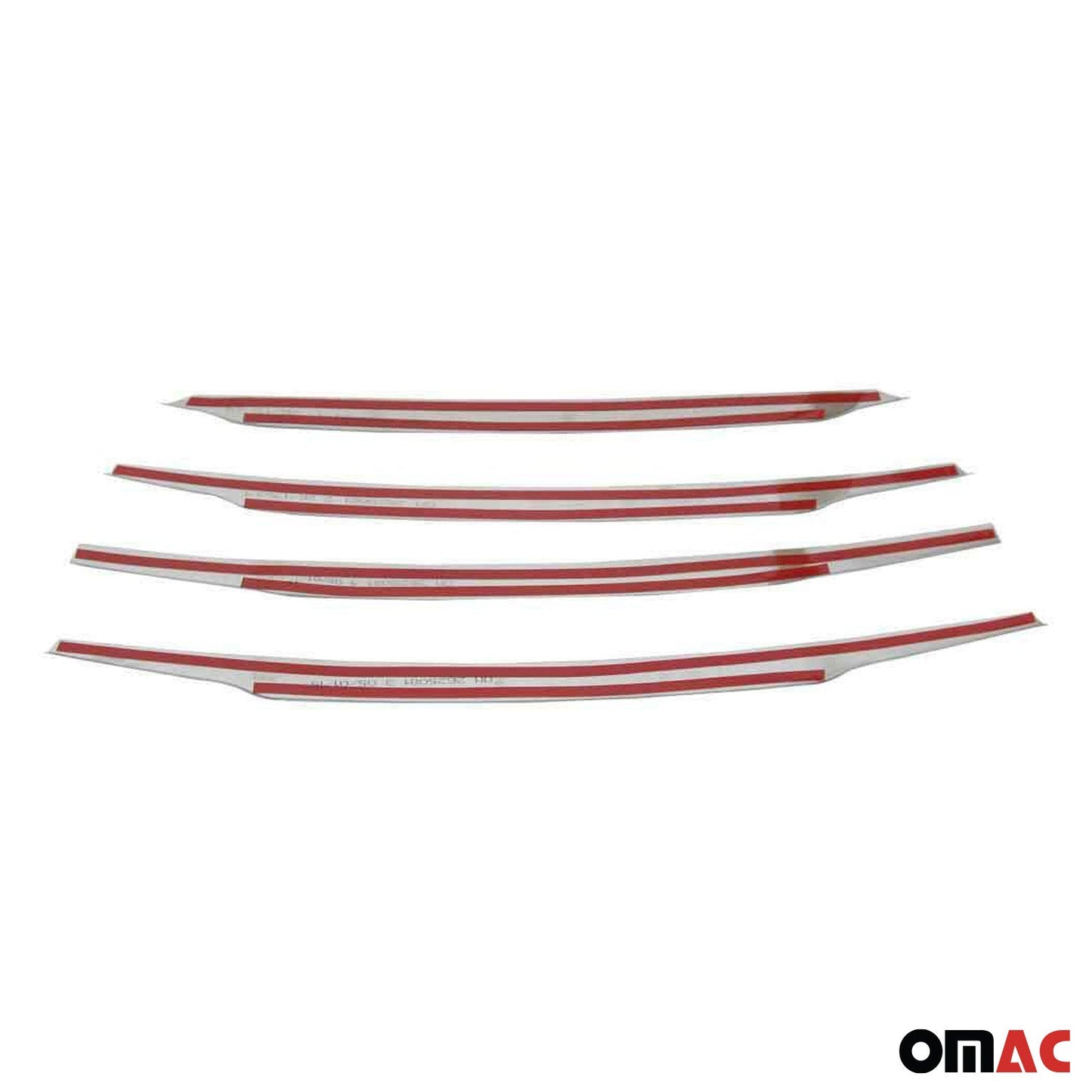 Benzi decorative grilă auto pentru Ford Transit Courier 2014-2018, cromate, 4x