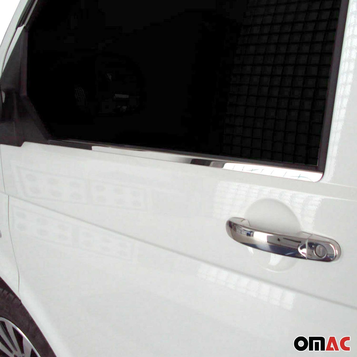 Fensterleisten Zierleisten für VW Transporter T4 Caravelle 1990-2003 Chrom 2x