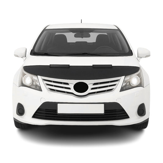Haubenbra Steinschlagschutz Bonnet Bra für Toyota Avensis 2009-2015 Schwarz Halb