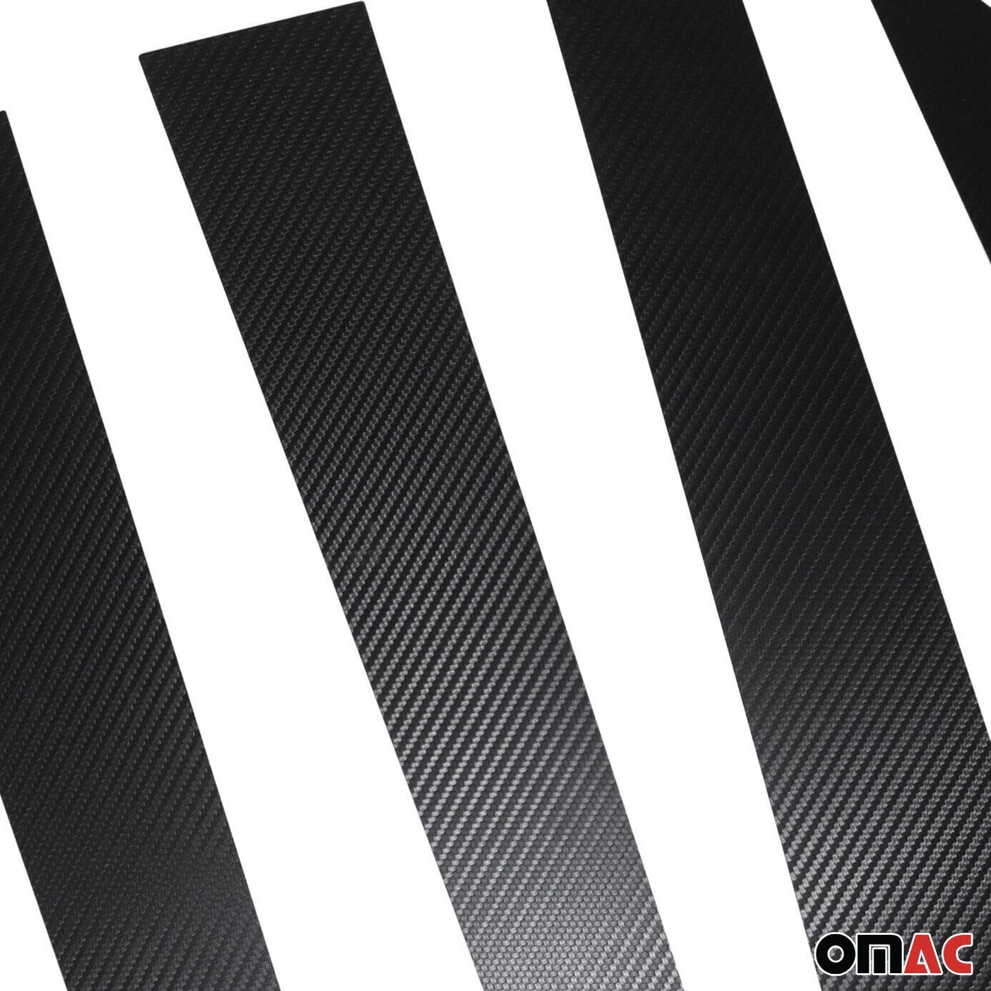 B-Säule Türsäulen Verkleidung für Ford Ranger 2015-2021 Kohlefaserfolien 6x