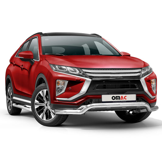Bară de protecție/buton față pentru Mitsubishi Eclipse Cross 2017-2022, gri, cu ABE (omologare de tip germană).