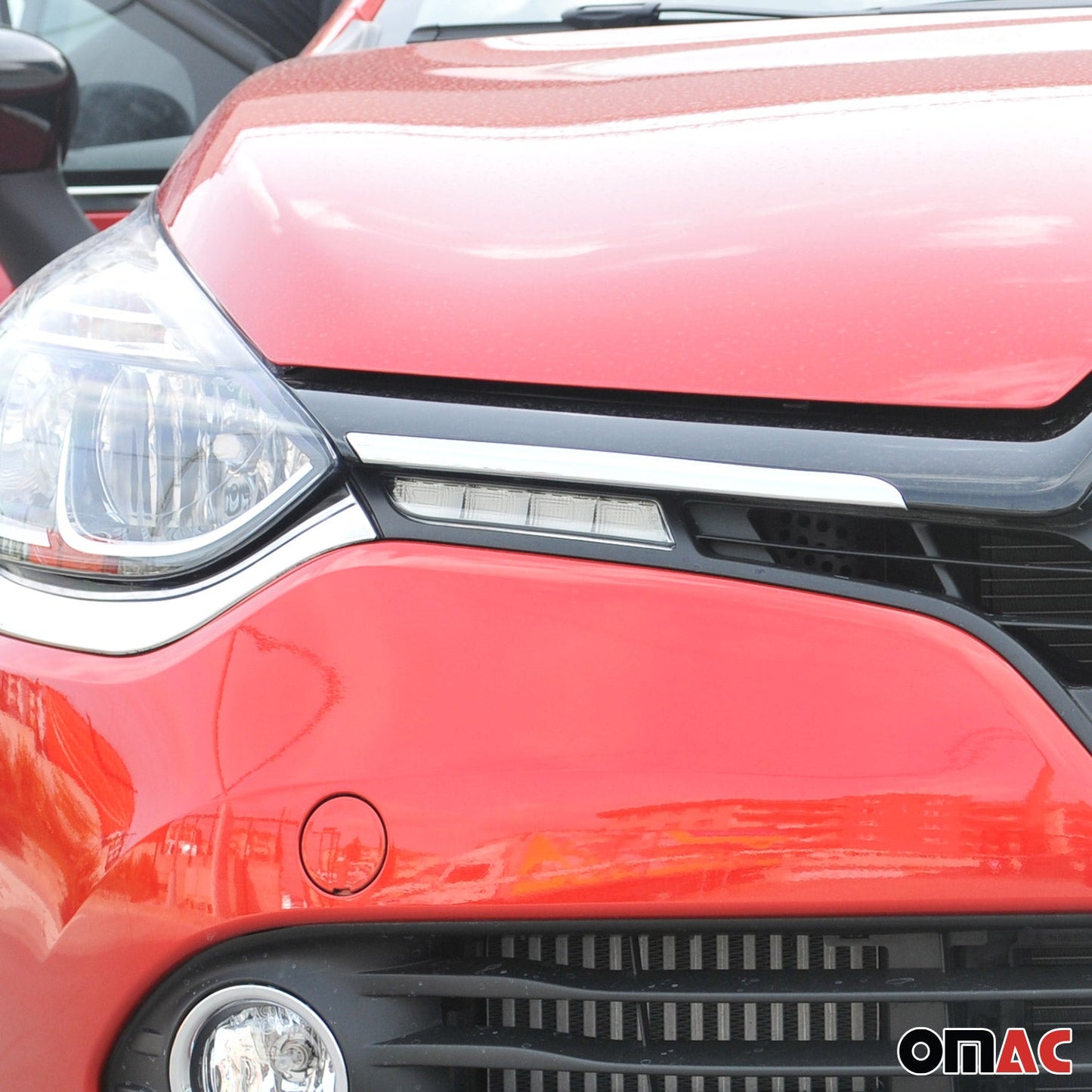 Kühlergrill Leisten Grillleisten für Renault Clio Grandtour 2012-2019 Chrom 2x