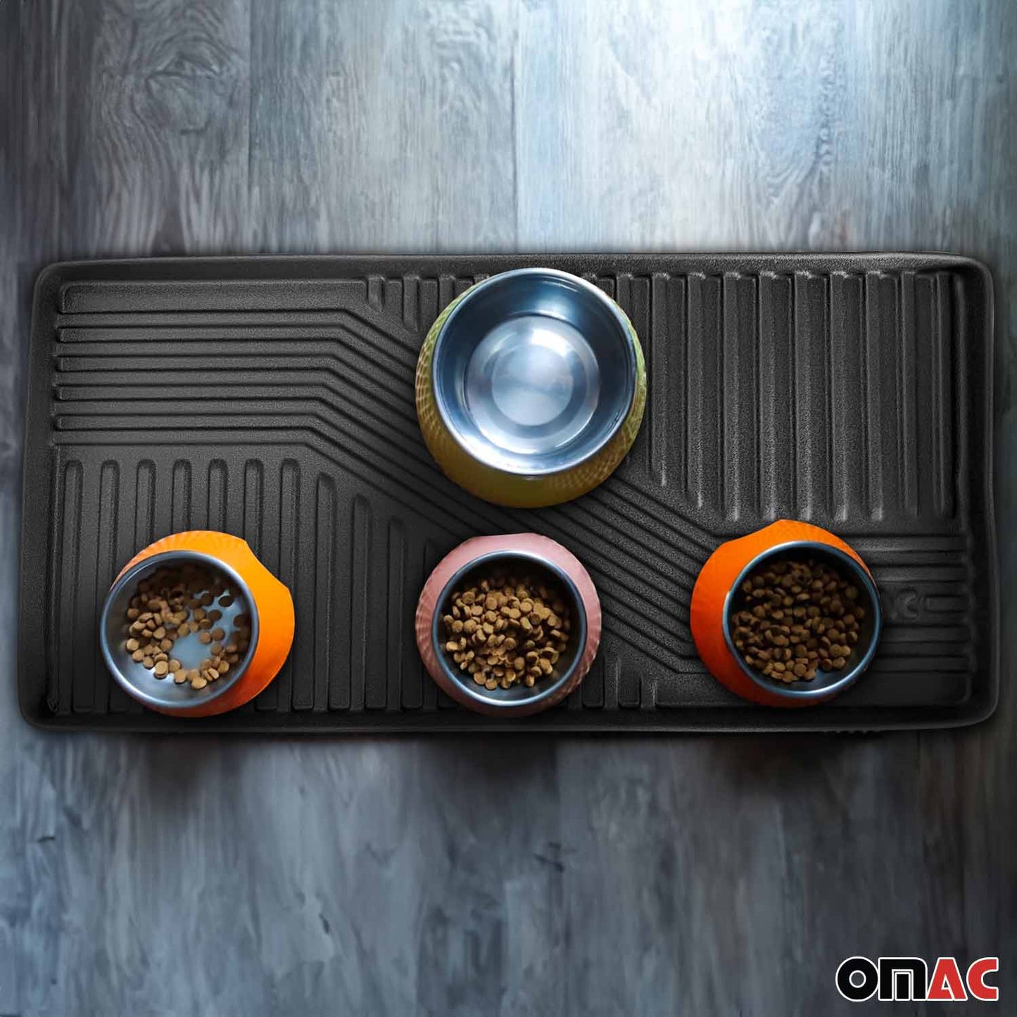 OMAC Schmutzfangmatte Sauberlaufmatte Türmatte Napfunterlage 78x38cm Unterlage