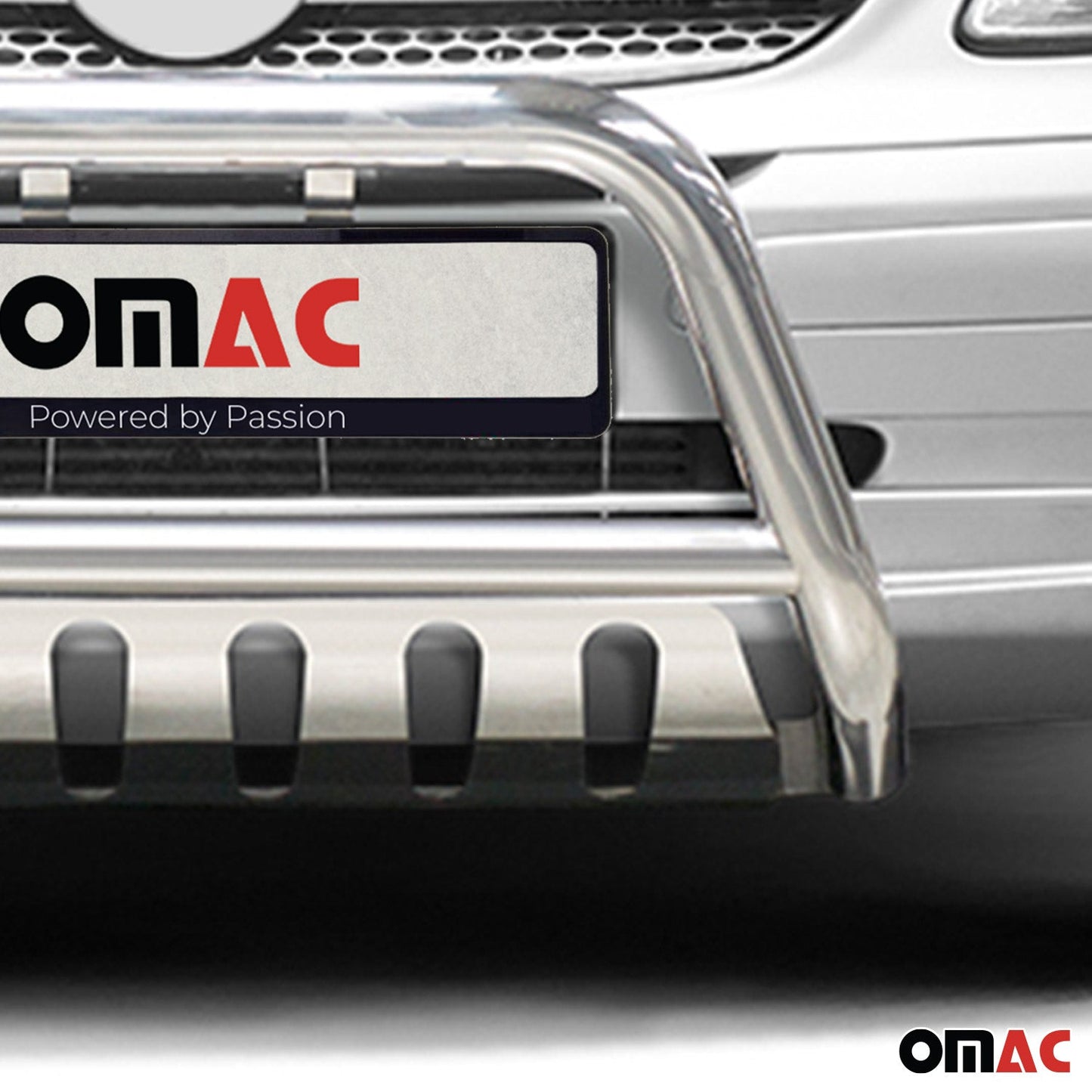 Bară de protecție/buton față pentru Mercedes Vito W639 2003-2010, omologată ABE, oțel argintiu