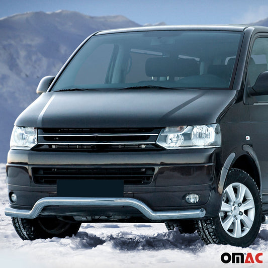 Bară de protecție/buton față pentru VW Transporter T5 2003-2015 ø70mm cu ABE (omologare de tip germană)