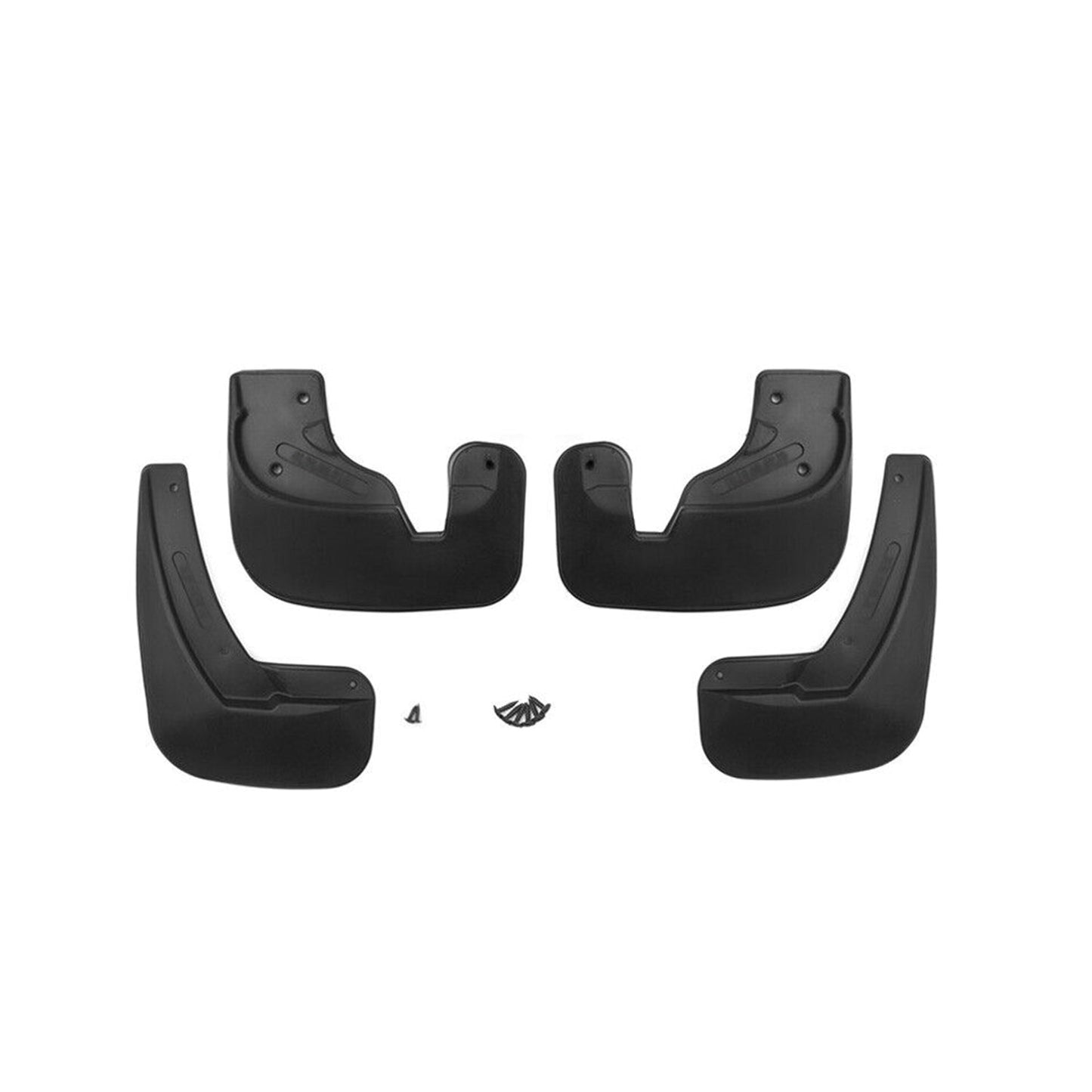 Schmutzfänger Kotflügel für Renault Sandero Stepway 2010-2012 ABS Schwarz 4x