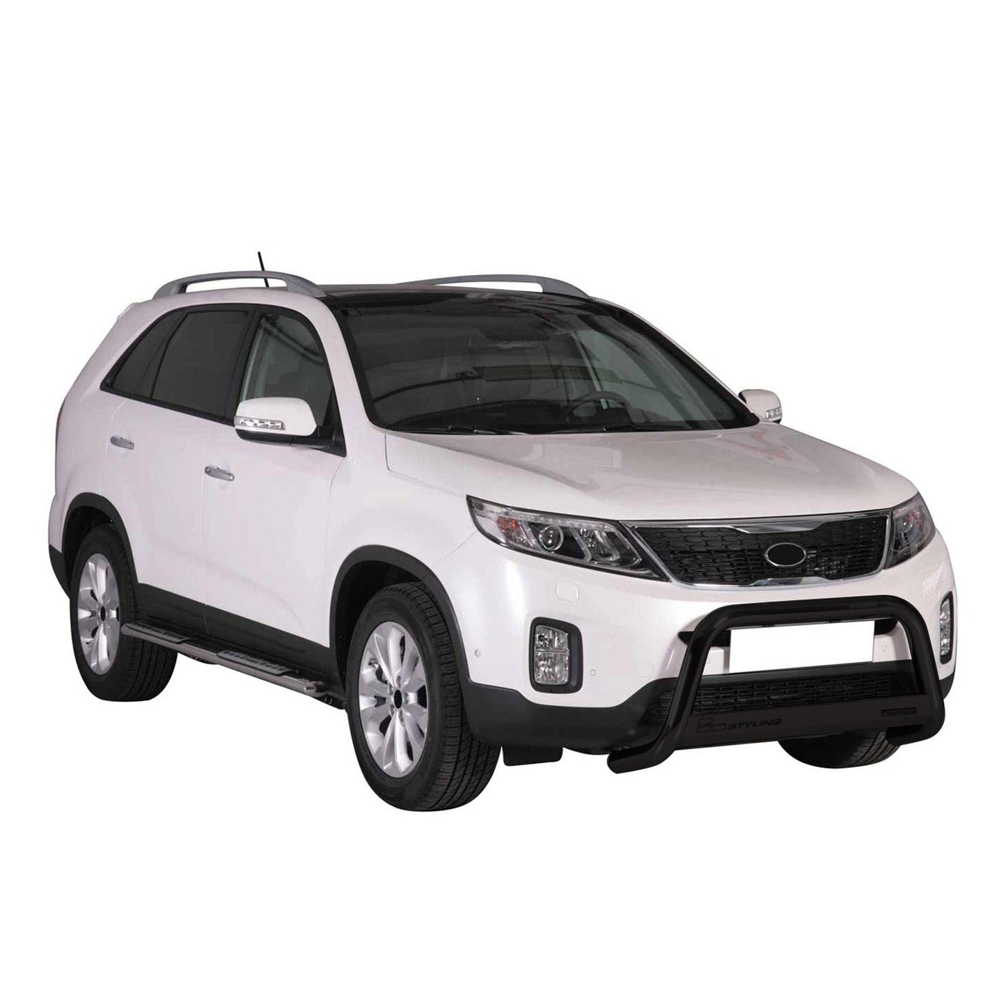 Bară de protecție/buton față pentru Kia Sorento 2012-2015 ø63mm oțel negru protecție