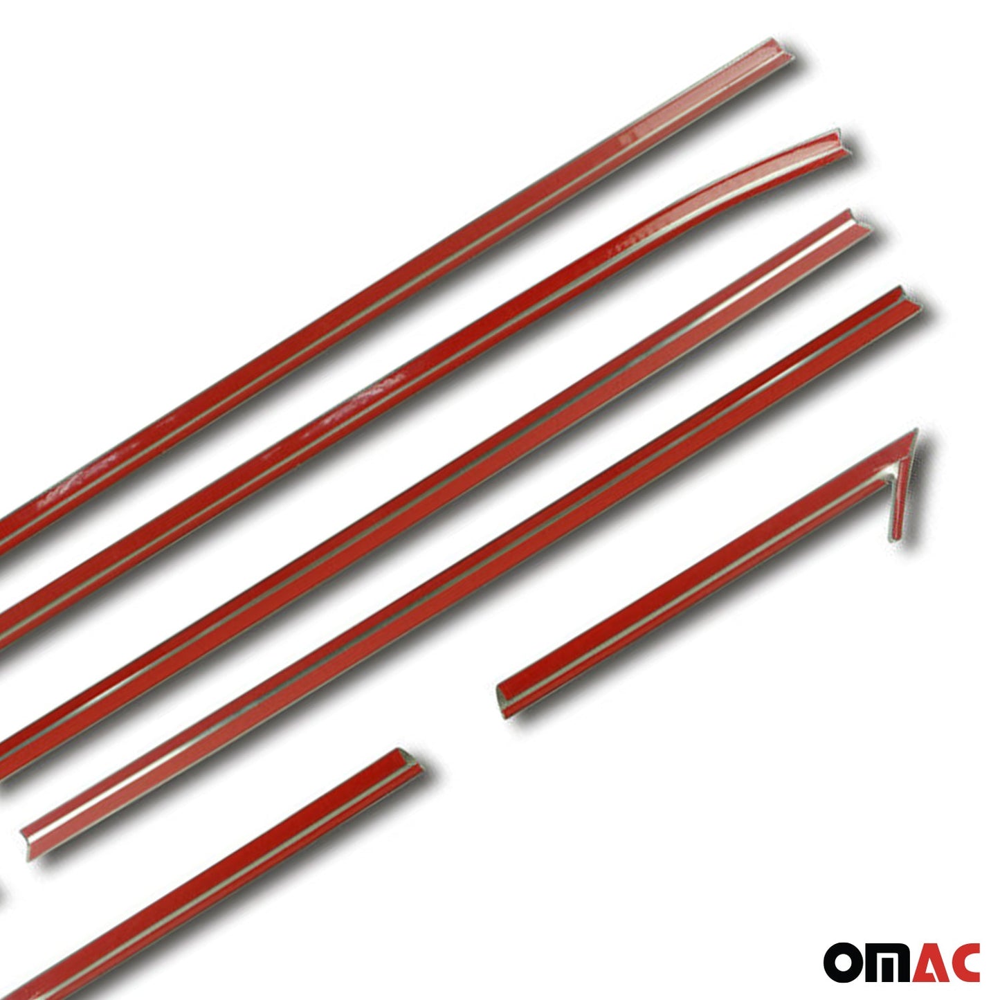 Fensterleisten Zierleisten für Opel Crossland X 2017-2025 Edelstahl Chrom 8tlg