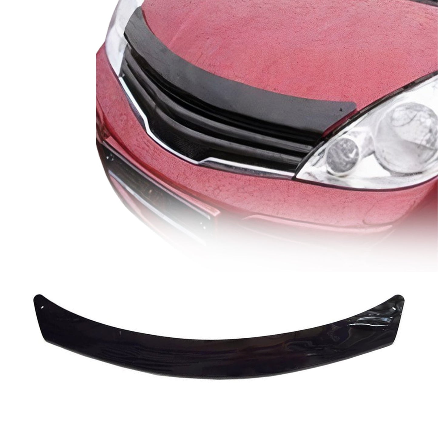 Motorhaube Deflektor Insekten Steinschlagschutz für Nissan Note 2010-2020 Dunkel