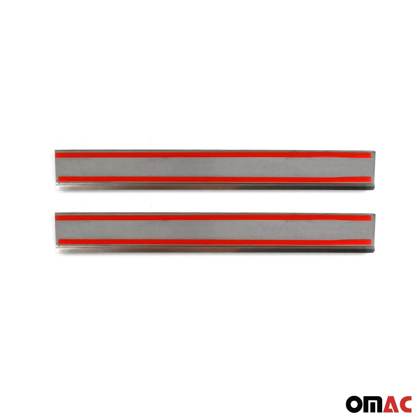 Ornamente prag exclusive pentru Skoda Scala 2019-2025, oțel inoxidabil, 2x