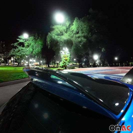 Eleron spate, eleron plafon, margine spate pentru Dacia Sandero 2012-2021, ABS negru, 1 bucată