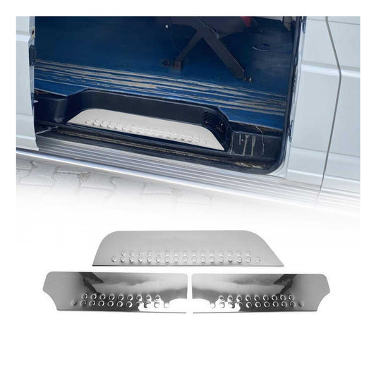 Protecții prag ușă pentru VW Transporter T4 1990-2003, oțel inoxidabil, 3x
