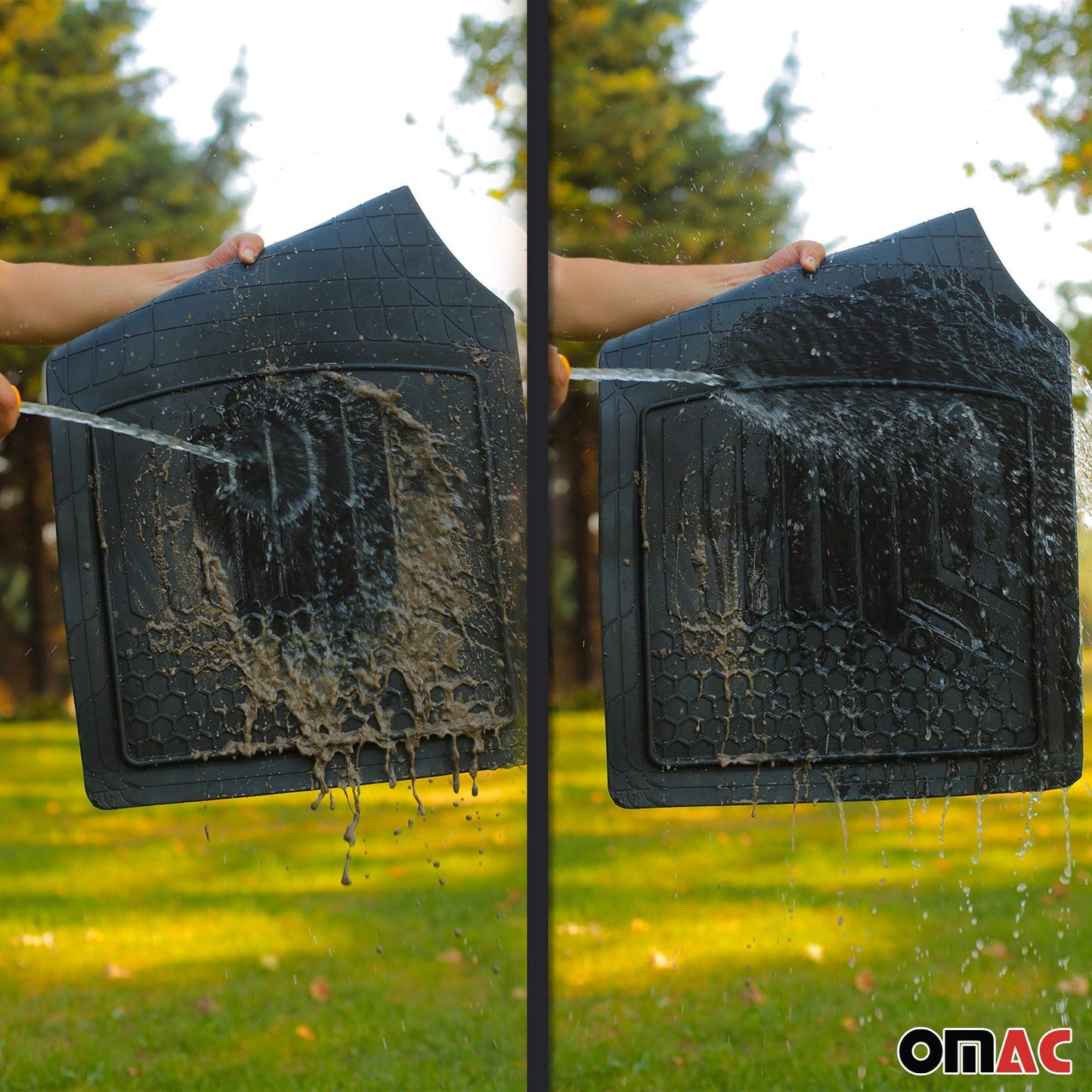 Fußmatten Gummimatten 3D Matte für Opel Gummi Schwarz 5tlg