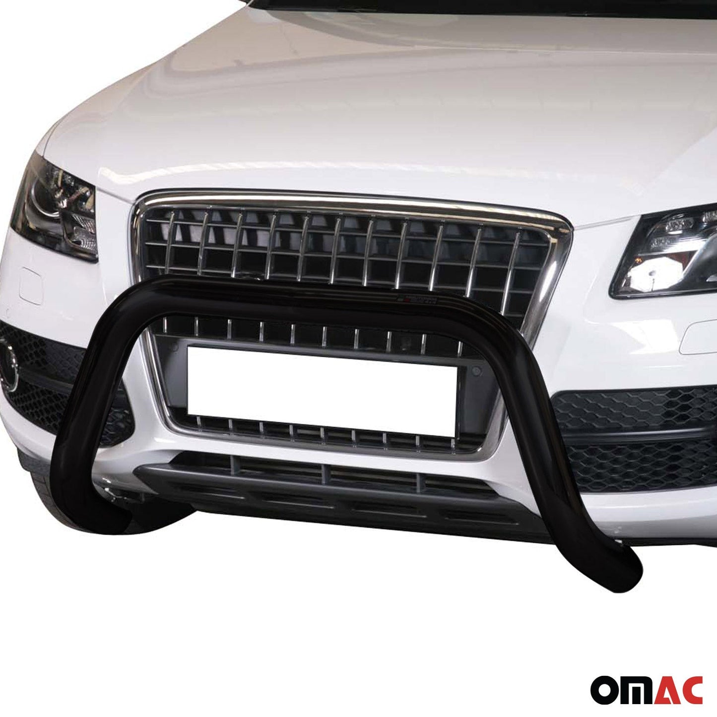 Bară de protecție/buton față pentru Audi Q5 2008-2015 ø76mm oțel negru protecție