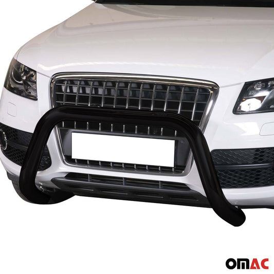 Bară de protecție/buton față pentru Audi Q5 2008-2015 ø76mm oțel negru protecție