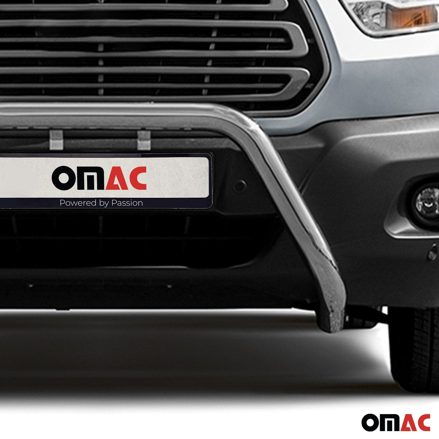 Bară de protecție/buton față pentru Ford Transit 2014-2025 cu ABE (omologare de tip germană) protecție argintie împotriva impactului