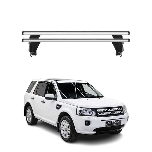 Menabo Dachträger für Land Rover Freelander 2 2007-2015 50kg Alu Silber 2x