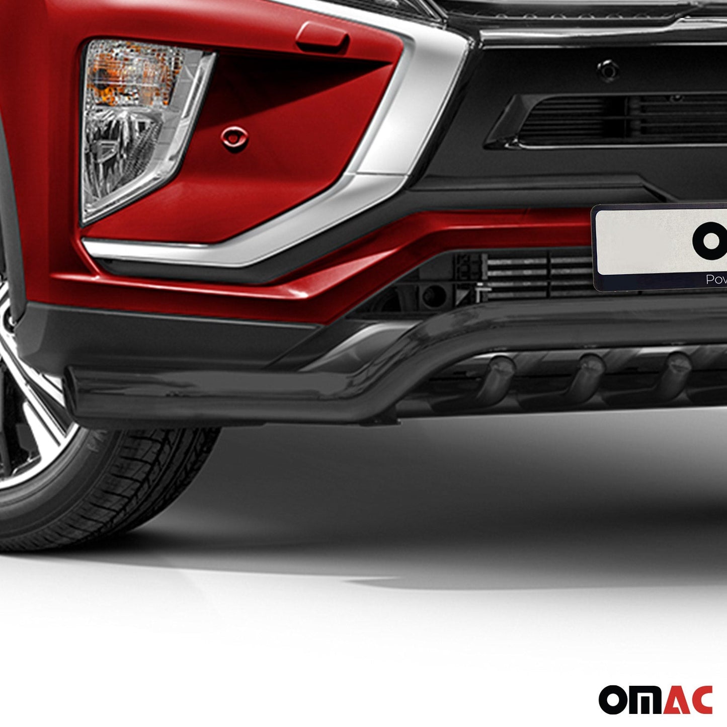 Frontschutzbügel Frontbügel für Mitsubishi Eclipse Cross 2017-22 ABE Schwarz