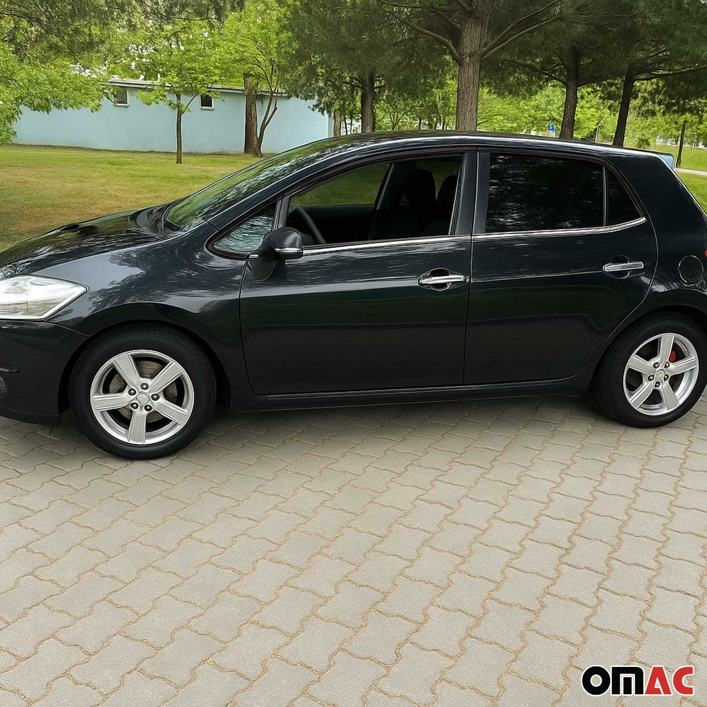 Benzi decorative pentru geamuri pentru Toyota Auris 2006-2012, oțel inoxidabil cromat, 4 bucăți