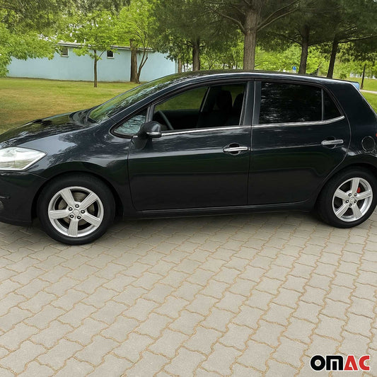 Benzi decorative pentru geamuri pentru Toyota Auris 2006-2012, oțel inoxidabil cromat, 4 bucăți