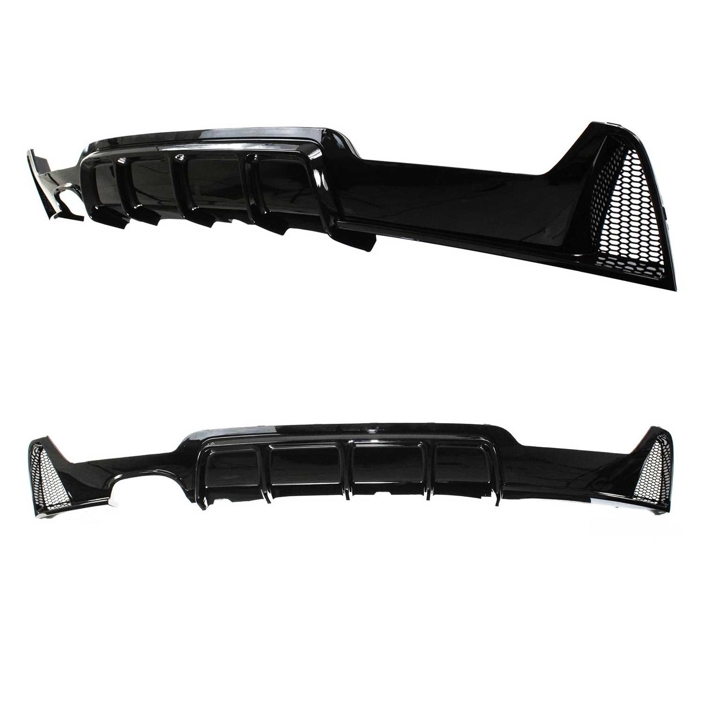 JOM Heckdiffusor Spoilerlippe für BMW 4er F32 F36 Bj 2013-2020 schwarz glänzend