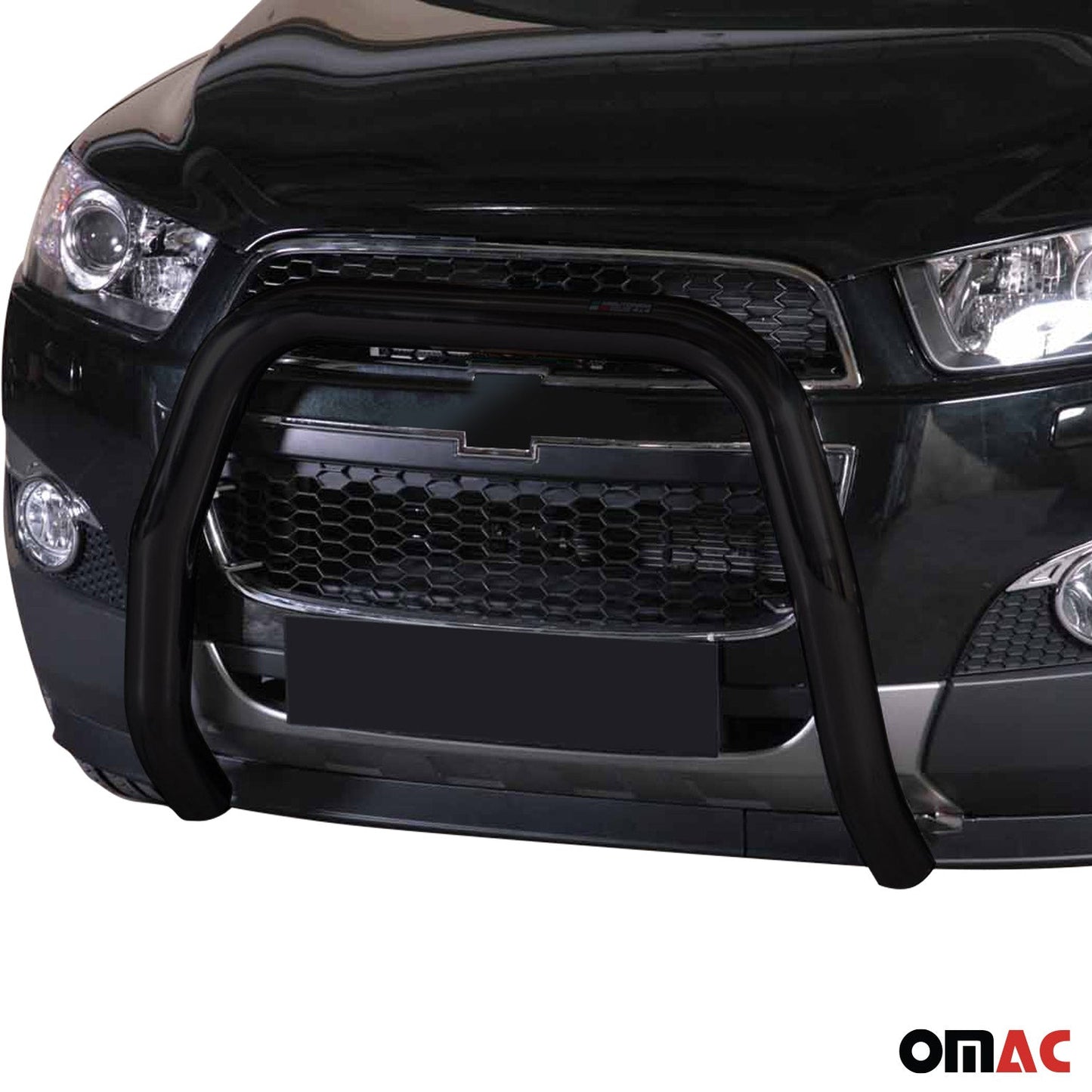 Bară de protecție/buton față pentru Chevrolet Captiva 2011-2016 ø76mm oțel negru