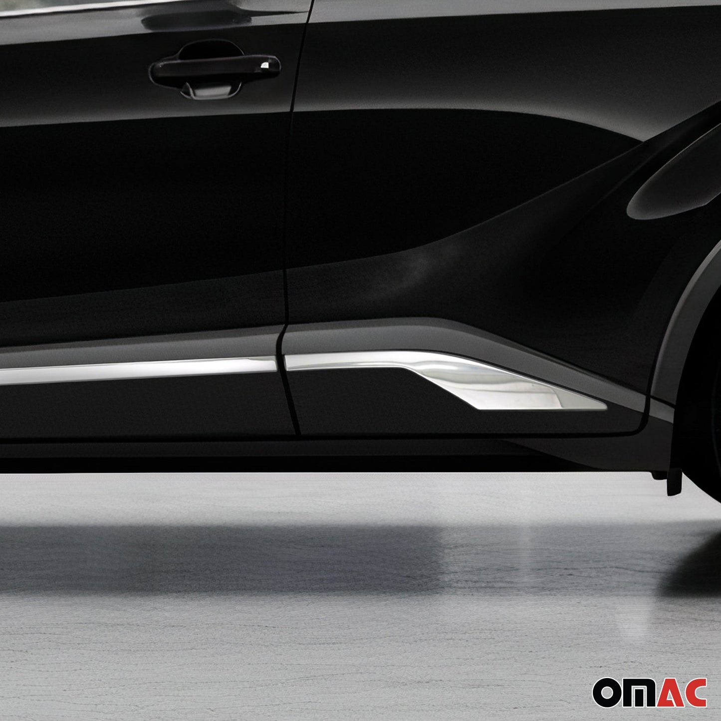 Seitentürleiste Türleisten Türschutzleiste für Toyota C-HR 2016-2023 Chrom 4x