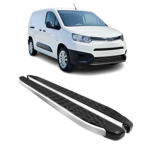 Trittbretter Seitenschweller für Toyota Proace City 2019-2025 Van L2 Schwarz 2x