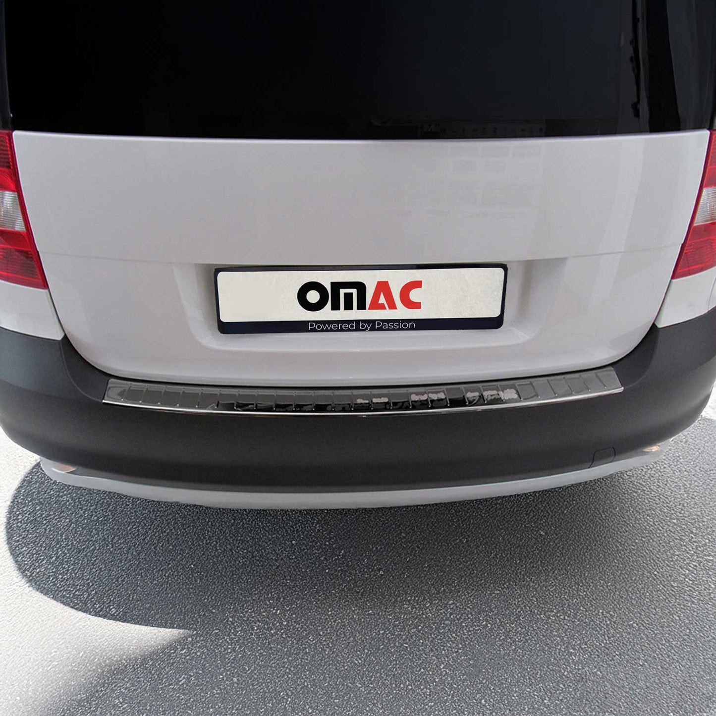 Ladekantenschutz Stoßstangenschutz für Skoda Yeti 2009-2013 Edelstahl Silber