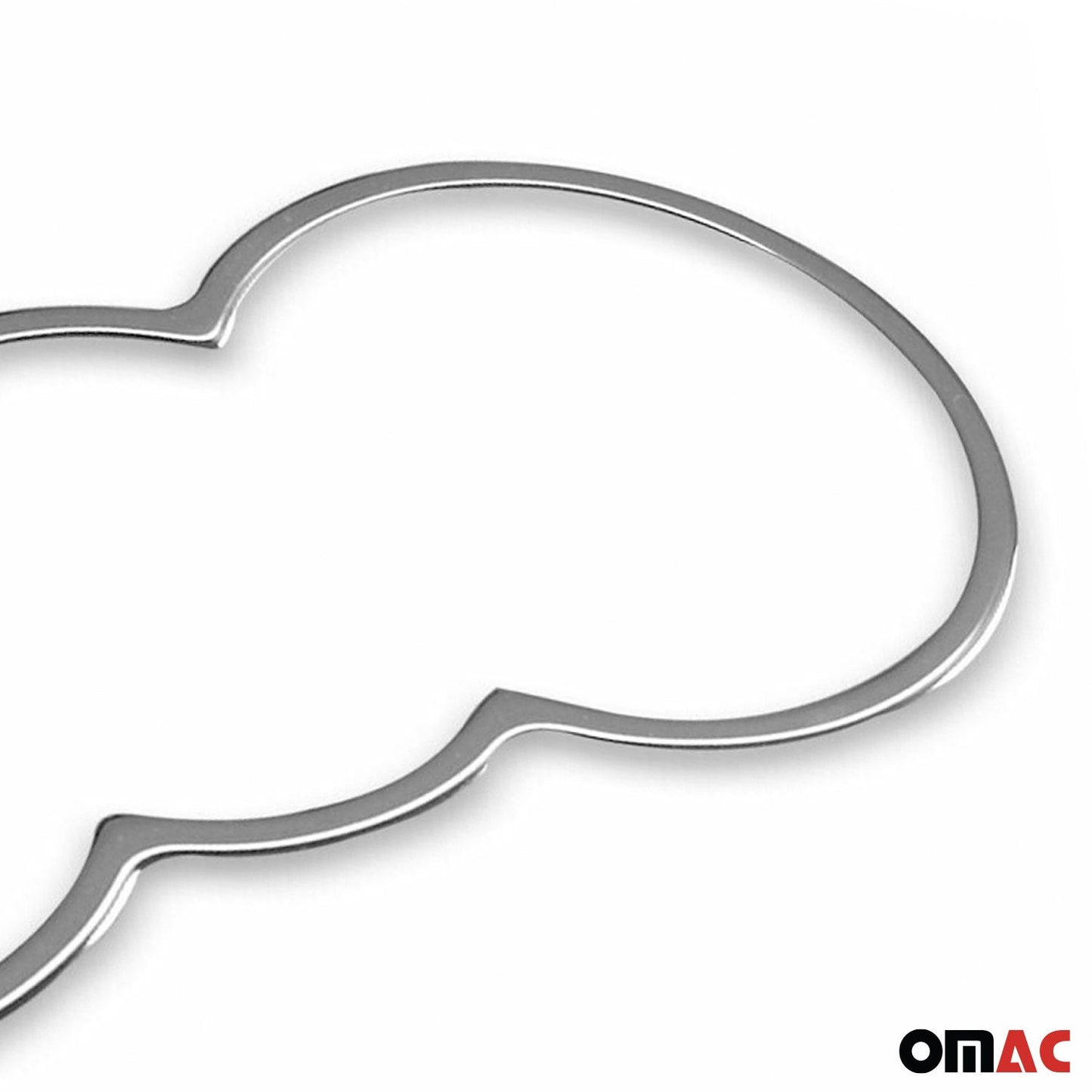 Cadru suport pahar pentru Skoda Octavia 2004-2013, oțel inoxidabil, cromat