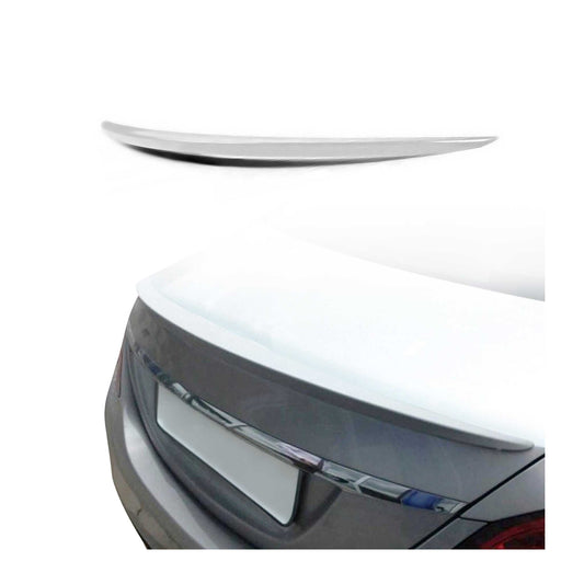 Eleron spate, aripă spate, bordură spate pentru Mercedes Clasa C W204 2007-2014, ABS alb