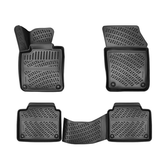 2016-2025 Volvo S90 Stufenheck Fußmatten TPE Schwarz 4 tlg