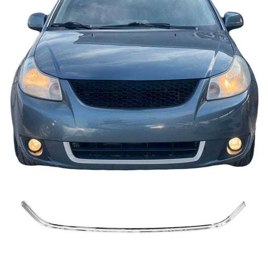 Kühlergrill Leisten Grillleisten für Suzuki SX4 S-Cross 2013-2021 Chrom Silber