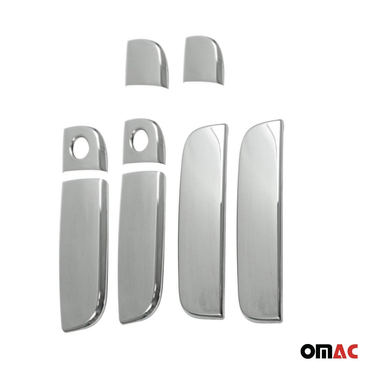 Türgriff Blende Türgriffkappen für Kia Soul 2008-2014 4-Tür Edelstahl Silber 8x