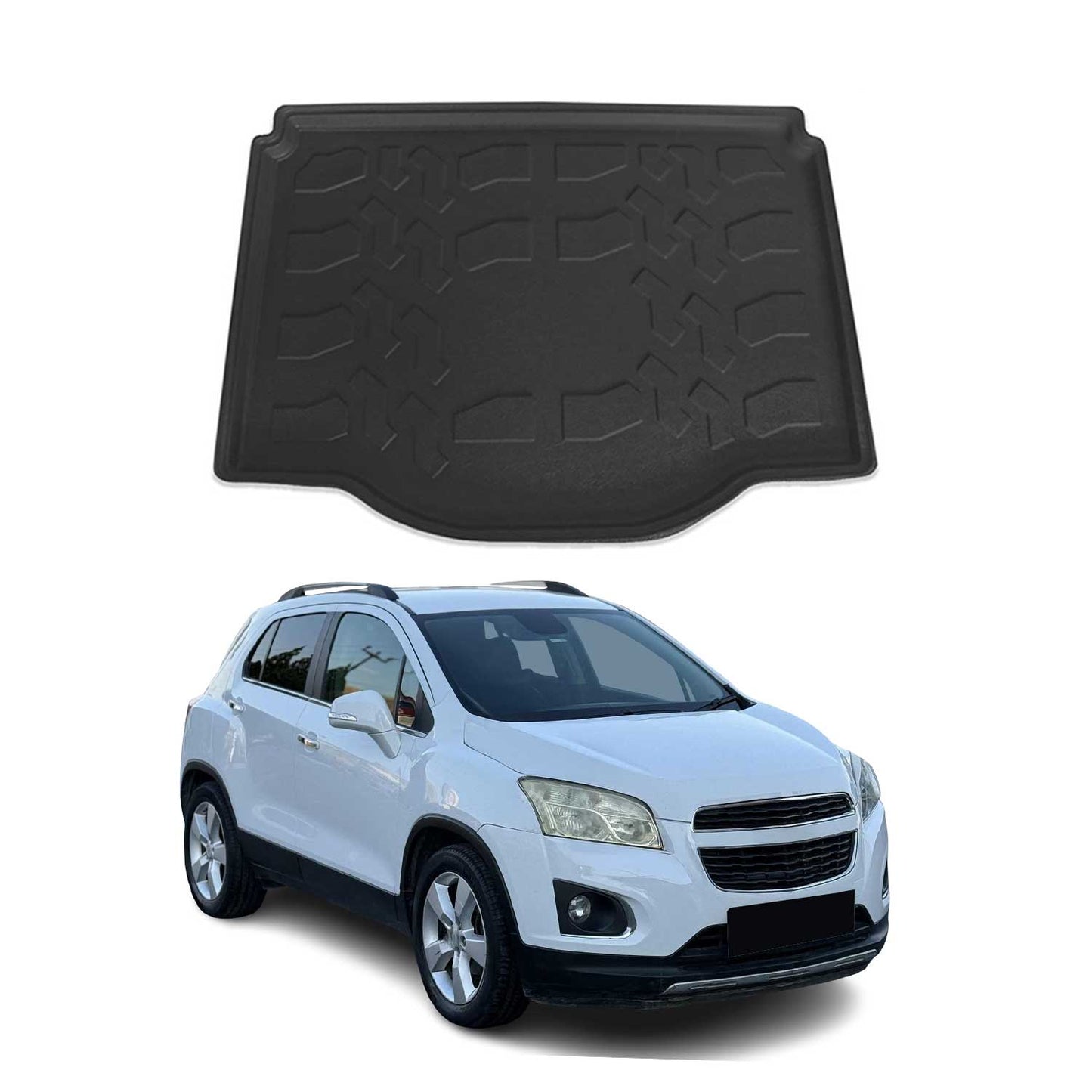 2012-2020 Opel Mokka/Mokka X Căptușeală portbagaj Căptușeală de marfă Cauciuc TPE negru