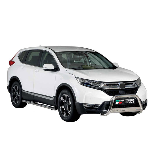Stahl Seitenschweller Schwellerrohre für Honda CR-V Hybrid 2019-2020 Silber