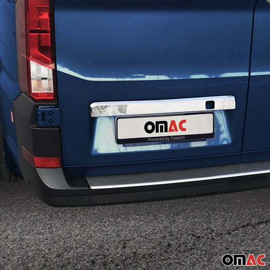 Bandă decorativă portbagaj, benzi decorative hayon pentru VW Crafter 2017-2025, oțel inoxidabil cromat, 1x