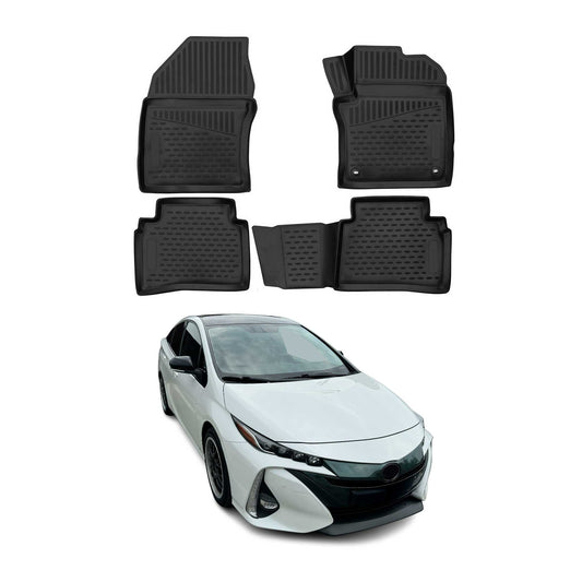 2015-2021 Toyota Prius RHD Fußmatten TPE Schwarz 4 tlg