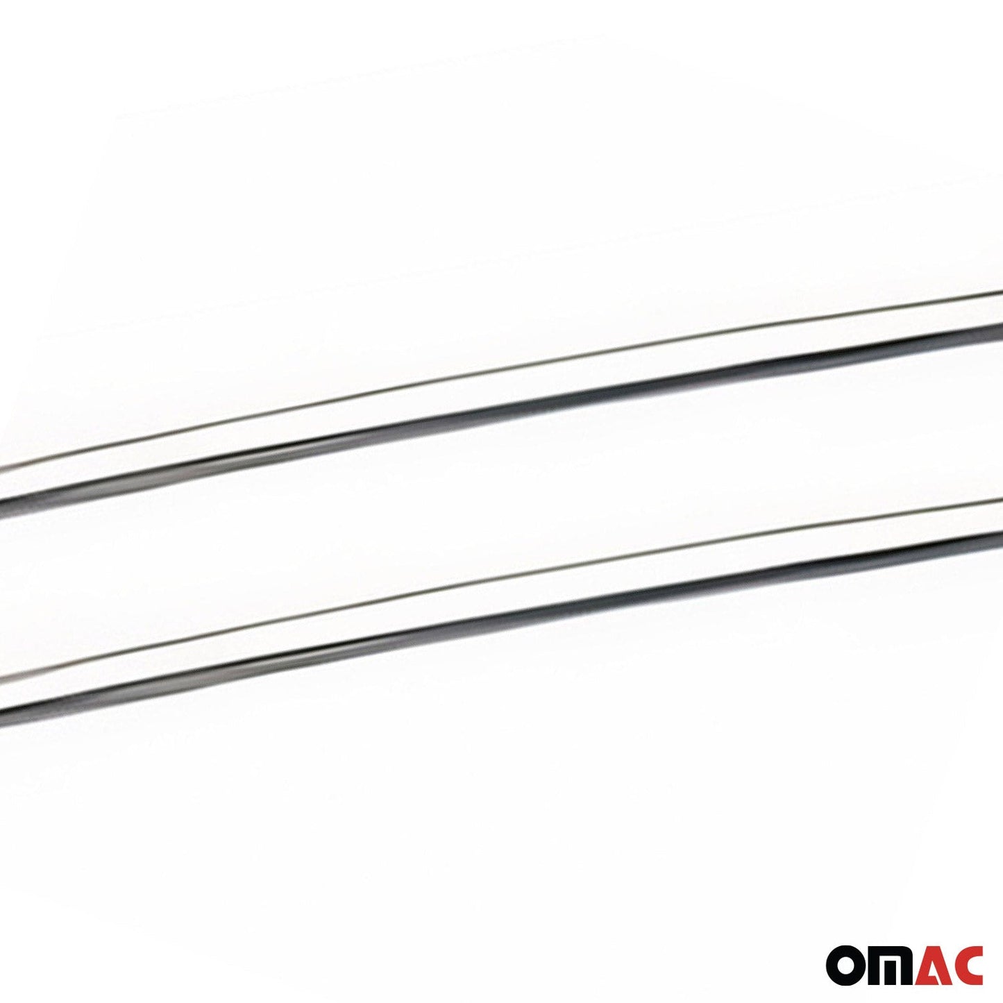 Kühlergrill Leisten Grillleisten für Renault Clio 2019-2025 Edelstahl Silber 2x