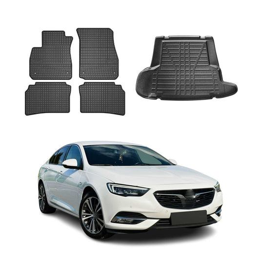 Covorașe și portbagaj din cauciuc pentru Opel Insignia B Sports Tourer 2017-2025