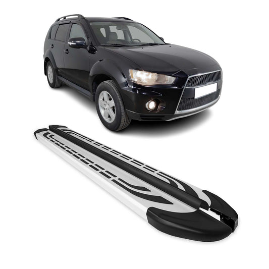 Alu Trittbretter für Mitsubishi Outlander 2006-2012 Schweller Seitenschweller