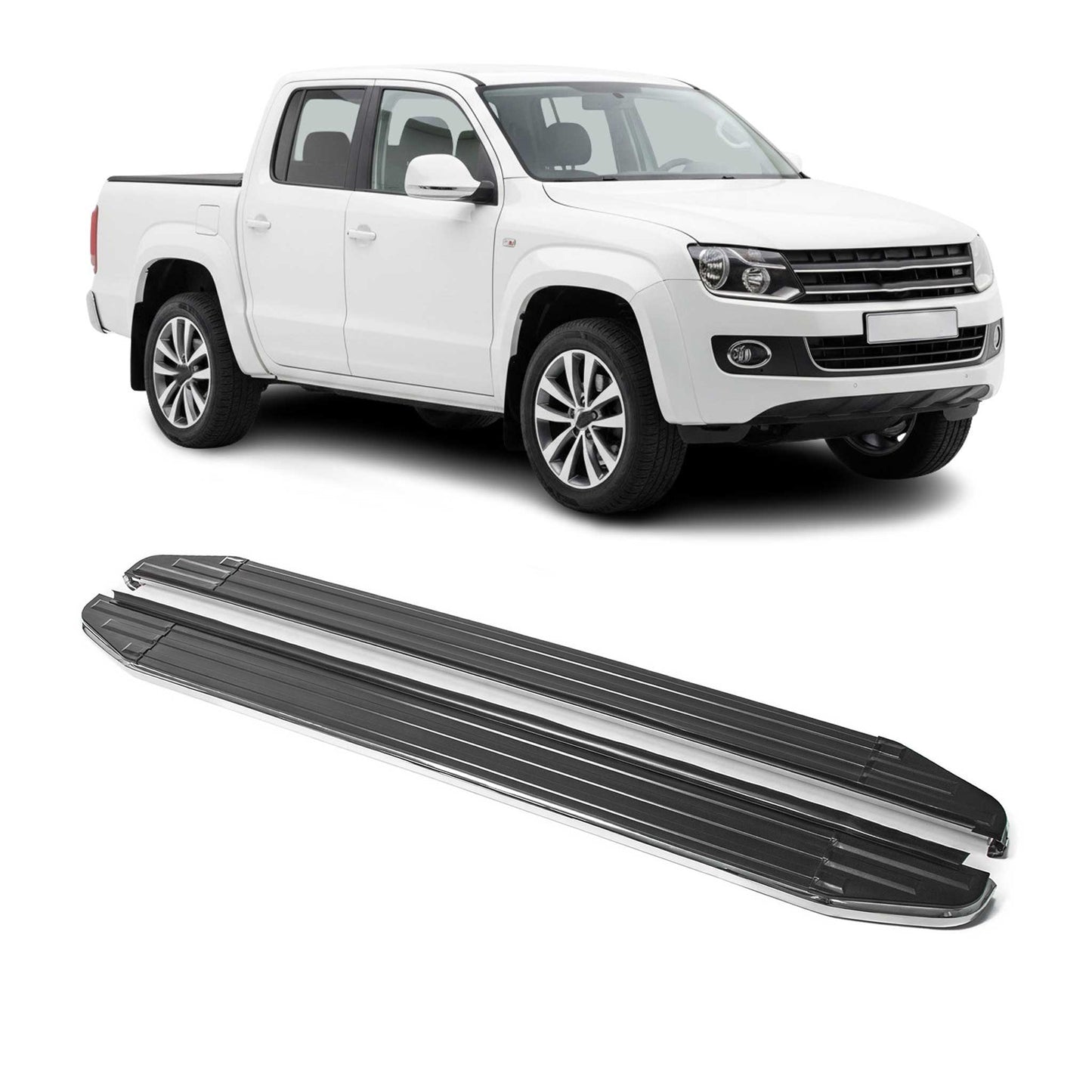 Trittbretter Seitenschweller für VW Amarok 2016-2021 ABE Alu