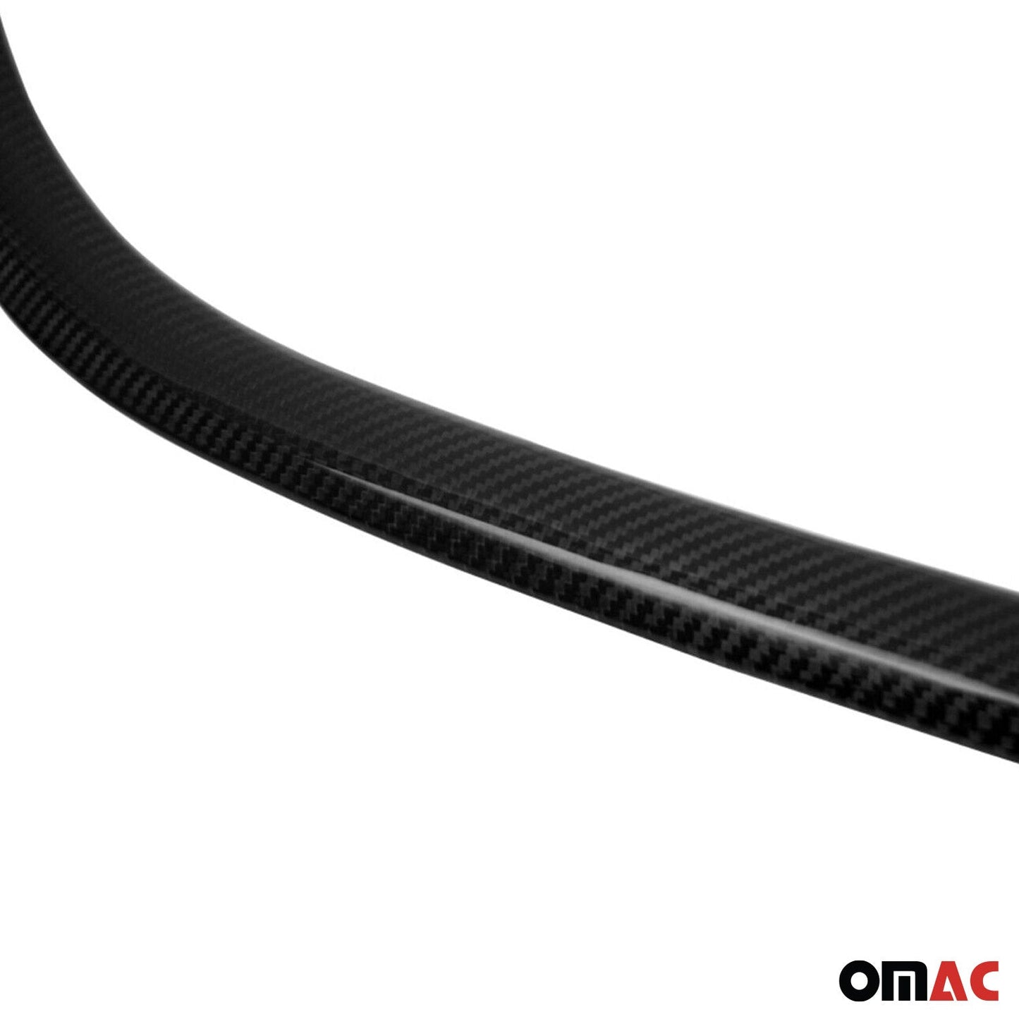 Benzi decorative grilă radiator pentru Fiat Tipo 2015-2025, fibră de carbon, negru, 1 bucată