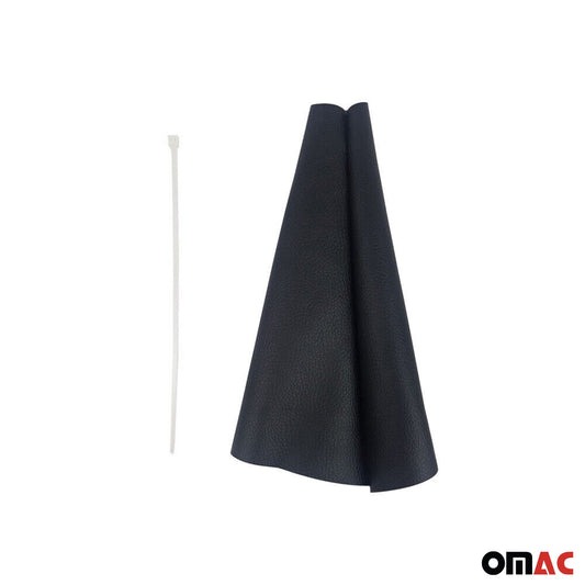 Manetă și burduf frână de mână pentru Peugeot 206 și 206+ 1998-2012 fibră de carbon 2x